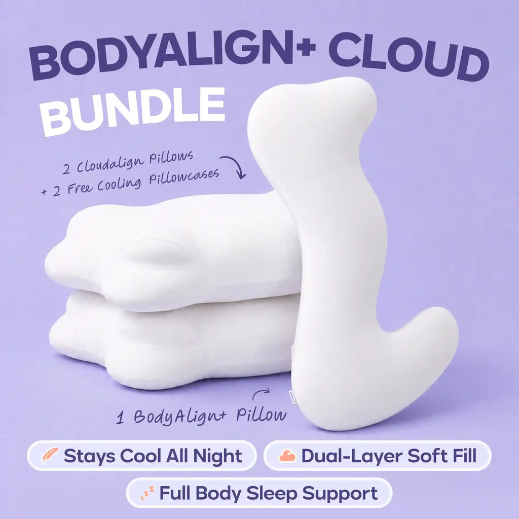 BodyAlign Plus+ Cooling Pillow + 2 CloudAlign Pillows