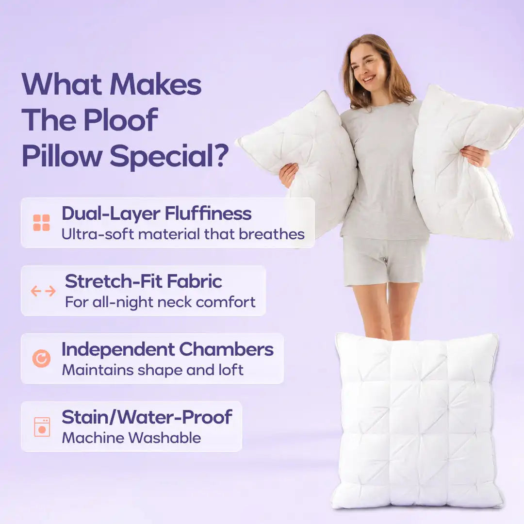 MarshMellow Comforter + 2 Ploof Pillows