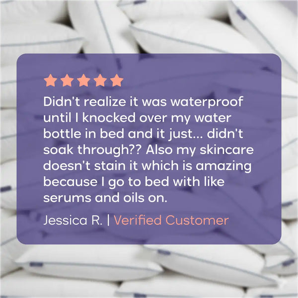Waterproof & Stain-Resistant Hotel Pillow (2-Pack)