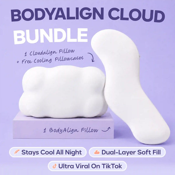 BodyAlign Cooling Pillow + CloudAlign Pillow