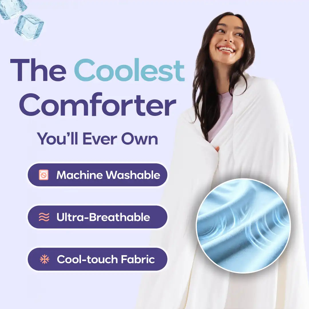 CloudCool™ Cooling Comforter + 2 CloudAlign Pillows Secondary image